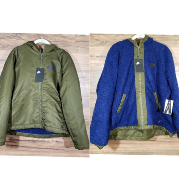 nike sportswear nsw sherpa women's reversible jacket